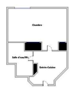 Appartement 17m² — Courbevoie